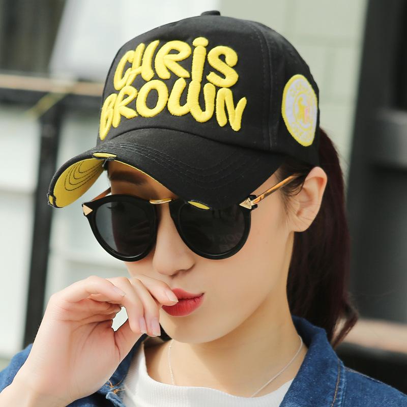 

Шляпа женская летняя модная универсальная повседневная бейсболка мужская уличная кепка студенческая солнцезащитная кепка Shade Adjustable чёрный