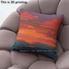 Sunset Ocean Scene Decorative Throw Pillow Covers Pattern Cushion Cover Suitable For Sofa Bedroom Car Pillow Cover