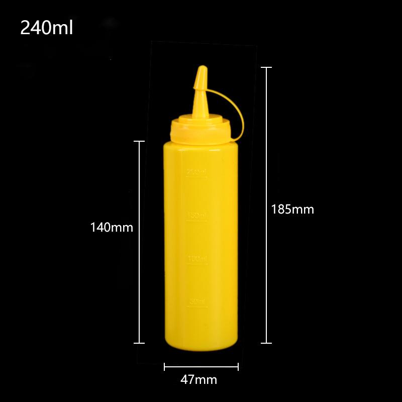 240-720MLCondiment Squeeze Bottles Kitchen  Sauces Olive Oil Bottles Ketchup Mustard Dispensers Kitchen Accessories Gadgets