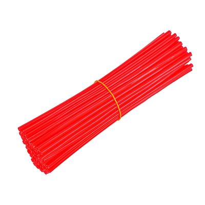 72pcs Bicycle Spoke Skins Decorative Cool Universal Spoke Wrap Cover for Mountain Dirt Kids Bike