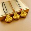 1pc 2026 Maitreya Pendant Statue Necklace Fashionable Women's Wealth Jewelry Gifts