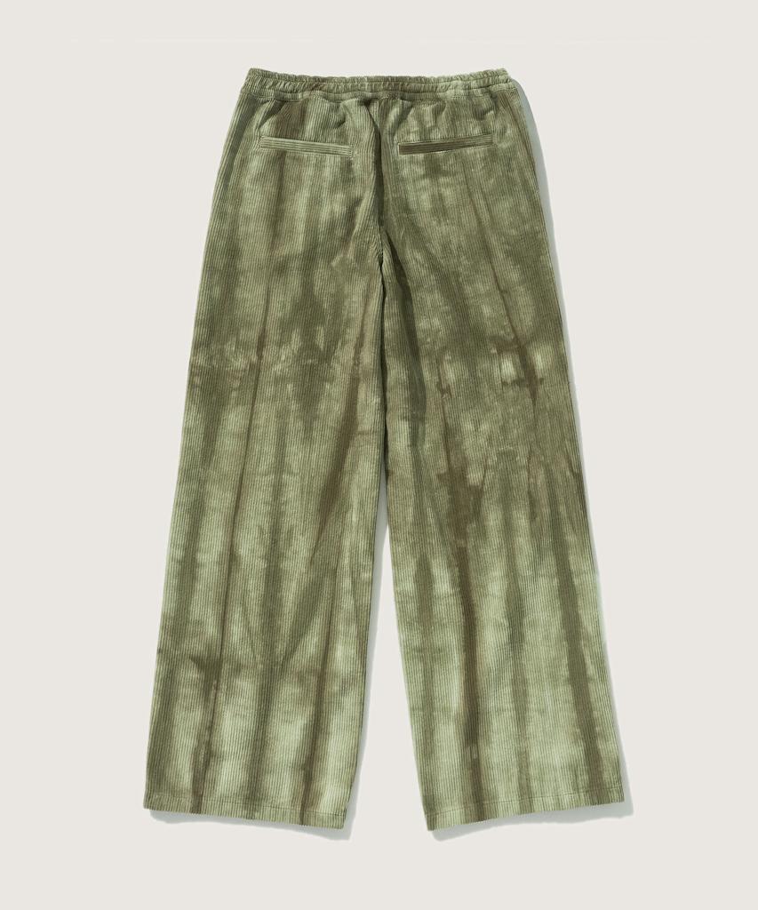 PLAC Corduroy Elastic Wide Pants M91 Rinse Khaki