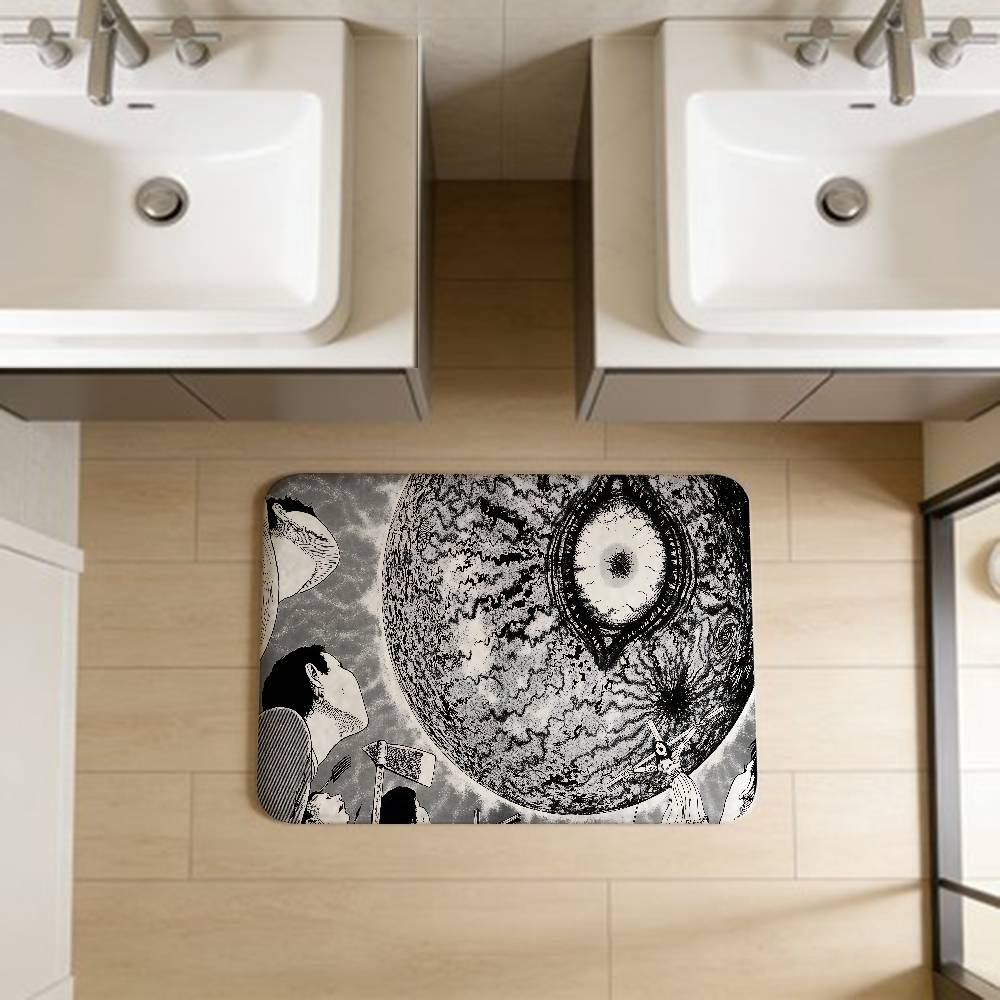 Junji Ito Kawakami Tomie Hallway Carpet Washable Non-Slip Living Room Sofa Chairs Area Mat Kitchen Doormat Area Rug