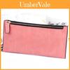 New Fashionable European American Simple Matte Long Wallet Women Thin Zip Wallet Student Clutch Card Holder