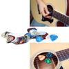 50 Pcs/Set Colorful Celluloid Guitar Picks 0.46mm Guitar Picks for Ukulele Bass