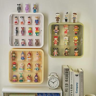Pop Mart Acryl Wandmontiertes Staubdichtes Displayregal für Puppen und Blind Boxes