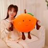 Soft Happy Fruit Plush pillow Orange Orange Doll Plush Toy Accompany Dolls   Girlfriends