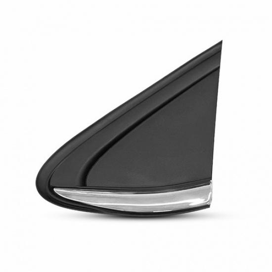 Left Side Corner Mirror Triangle Molding Fender Trim For Chevrolet Cruze 2016-19