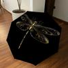 1PC Dragonfly Artwork Automatic Open/Close Umbrella with Windproof, 8-Rib Sturdy Canopy, Durable Ribs, Fashionable Design1402A