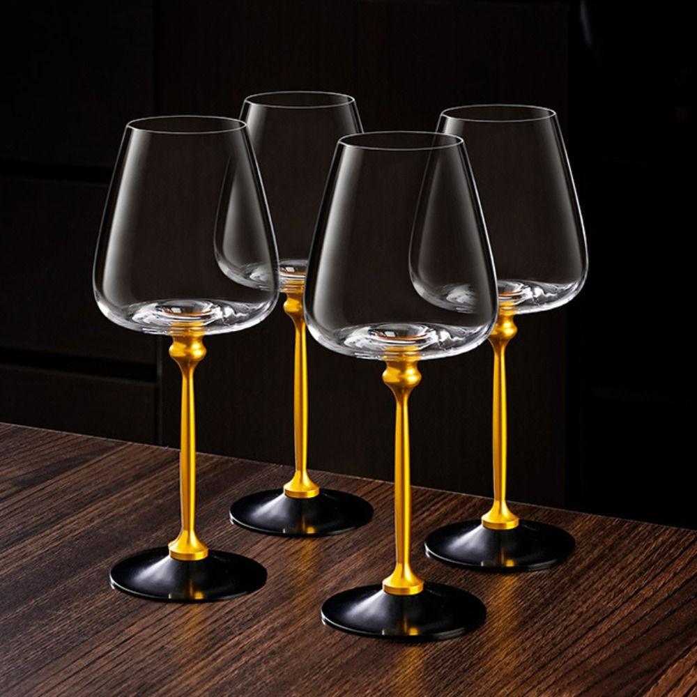 500ml Crystal Goblet Ergonomic Holder Wine Decanter Glass Cup  Cocktails