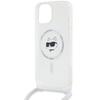 Karl Lagerfeld Klhmp15Shcchnt Iphone 15 / 14 / 13 6.1 Hardcase Transparent Iml Choupette Head & Cord Magsafe