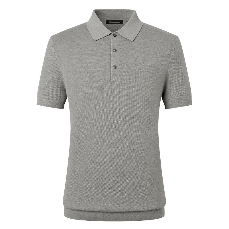 

CAMICISSIMA Men s Summer Cool Short Sleeve Polo Shirt IST5E012MSZ81 50
