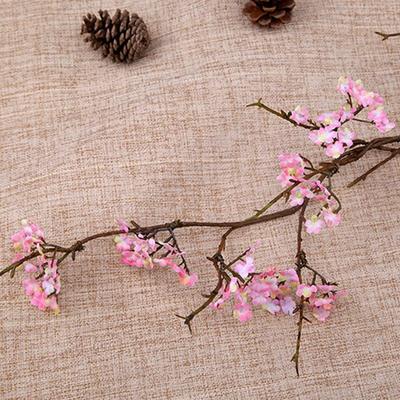 Real Touch Artificial Cherry Blossoms Branches Realistic Elegant Simulation Sakura Branches Plastic Handmade Fake Flower