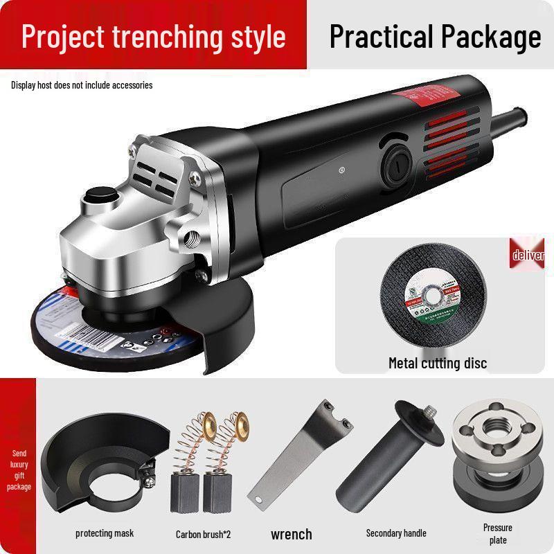 

Многофункциональная высокомощная угловая шлифмашина для бытовой полировки, резки, удаления ржавчины и шлифовки.