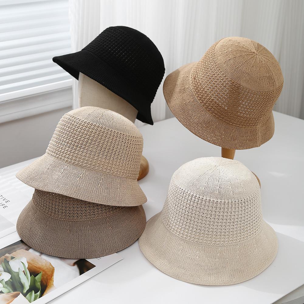 Women's Summer Bucket Hat Sun Protection Wide Brim Lightweight Breathable Foldable Fisherman Cap For Beach Outdoor Travel