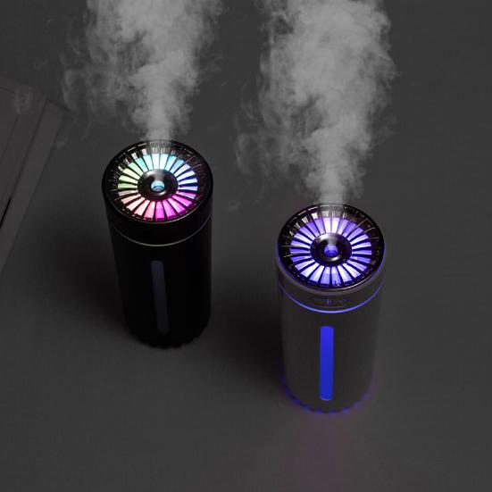 Portable Air Humidifier Colorful Ambient Light USB Mute Car Humidifier Fragrance Diffuser for Vehicle