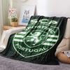 Manta de Flanela com Estampa do Sporting CP, Alta qualidade, Confortável para Todas as Estações, Decoração de Casa, Calor e Conforto, Perfeita para Presentes de Natal