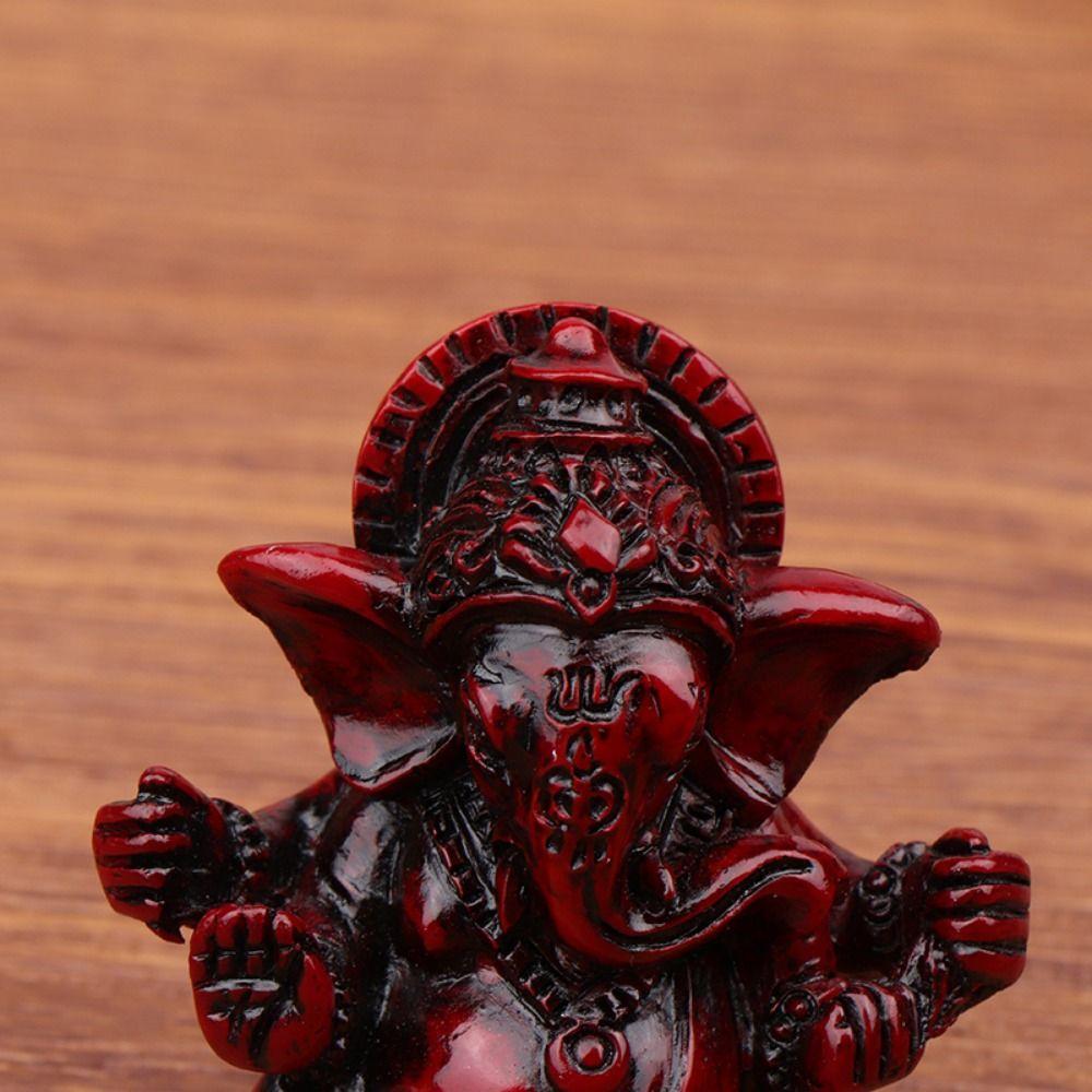 Decorative Ganesha Buddha Statue Handicraft Rresin Ganesha Ornaments  Car Decor