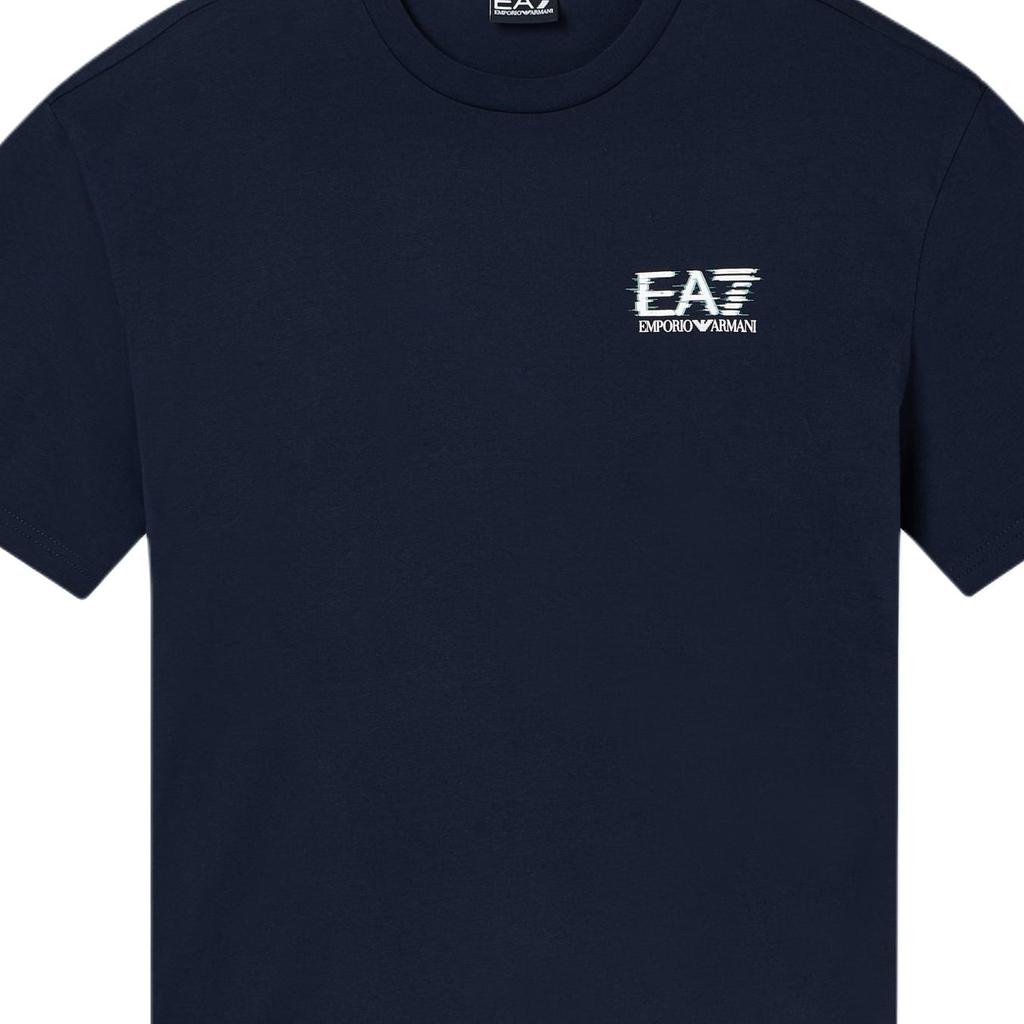 Emporio Armani EA7 Cotton Logo Pullover Crew Neck Short Sleeve T-Shirt Men tops 7M001327-AF17789-UB102
