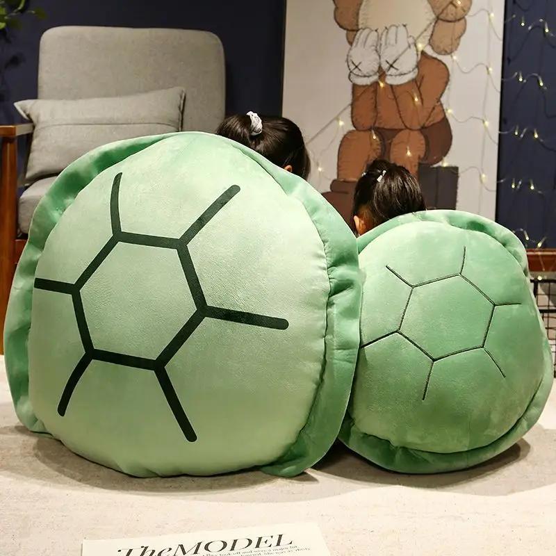 80100Cm Turtle Shell Plush Toy Sleeping Bag Stuffed Soft Tortoise Pillow Cushion Creative Toys Christmas Costume Game Gift