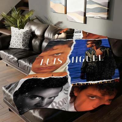 Mexican Singer Luis Miguel Blanket For Sofa Office Bed Plane Travel Sleep Read Relax Camping Soft And Warm