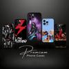 The W-Warning Band Rock Phone Case For iPhone 17,16,15,14,13,12,11 ,Pro Max,XS,X,XR,SE,Mini,8,7,Soft Silicone Black Cover