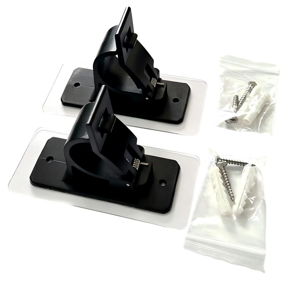 Curtain Rod Clip Holder with Oversized Hook for Curtain Hanging