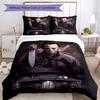 3pcs Michael Myers pattern bedding set duvet cover set includes duvet cover &pillowcases, perfect all season bedroom decoration & gift