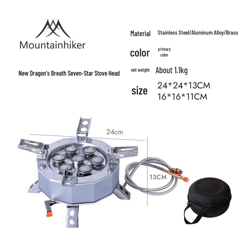 Shan Zhi Ke Foldable Dragon's Breath Portable Gas Camping Stove Head for Tea Brewing