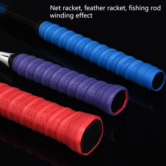 1 Roll 1.1m Rod Handle Grip Resilient Sweat-absorbent Non-slip Soft Badminton Grip Sweatband Fishing Supplies