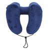 Inflatable Travel Pillow H Shaped Detachable and Washable Quick Fill with Storage Bag and Hat Airplane Pillow for Neck