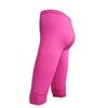 High Waist Solid Color Mid-Calf Stretchy Women Leggings Cropped Pants Bottoms for Running
