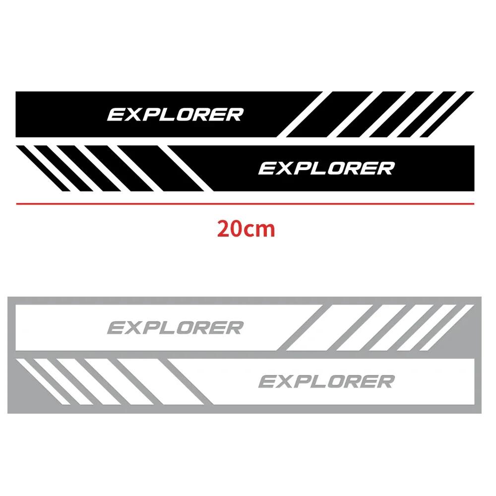 Car Sticker 2025 Hot 2PCS Vinyl Car Rearview Mirror Sticker Auto Side Body Stripe Decal Decoration For Ford Ranger Focus Kuga Mu