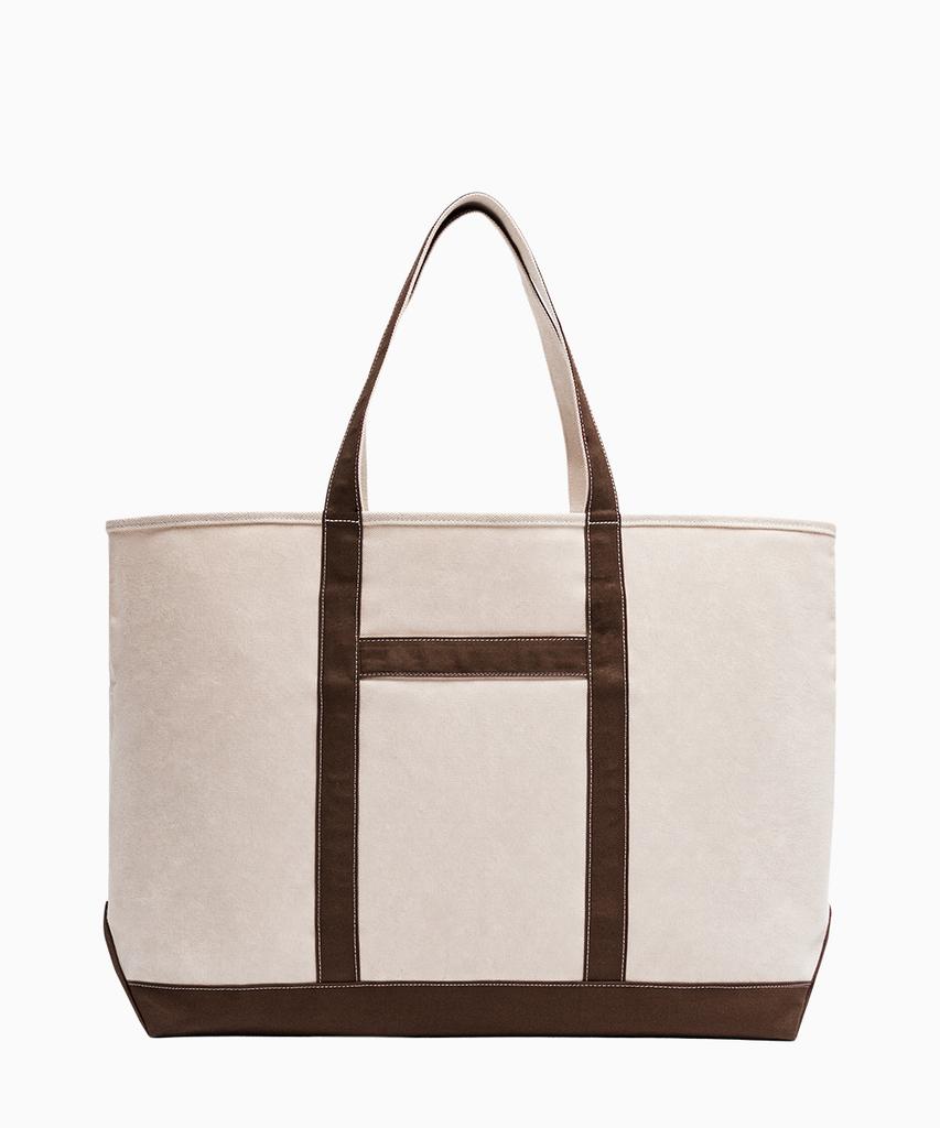 Madgoat Weekend Canvas Tote Shoulder Bag_Brown