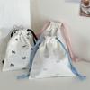Multifunctional Drawstring Bag Cosmetic Bag Bows Makeup Bag Portable Storage Pouch Gift Pouch Small Storage Bag