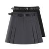 Spring 2025 Temperamental A-Line Midi Skirt - Hip-Hugging Commuter Style