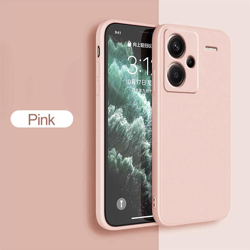 Für Redmi Note 13 Pro Plus Hülle Quadratische Flüssigsilikon Handyhülle Für Xiaomi Redmi Note 13 Note13 Pro Note13Pro Plus Weiche Rückseite