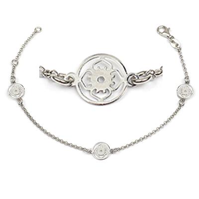 [R3743] - Srebrna bransoletka 'Carmen' (rod) - 8mm