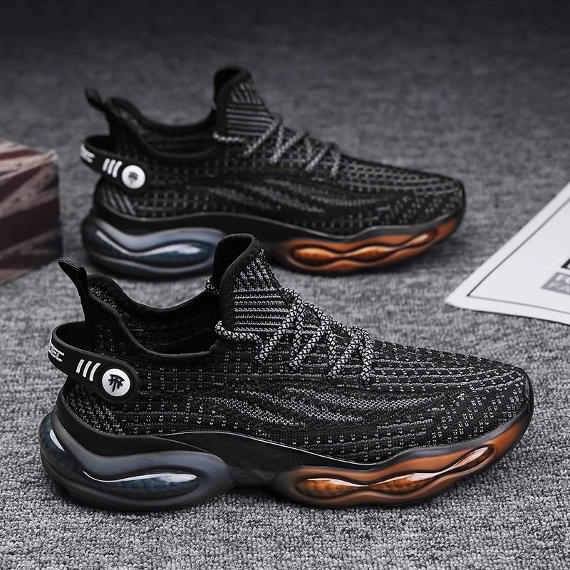 Putian coconut men's shoes 2025 new breathable fly-woven sports men's heightening dad autumn tide shoes foreign trade