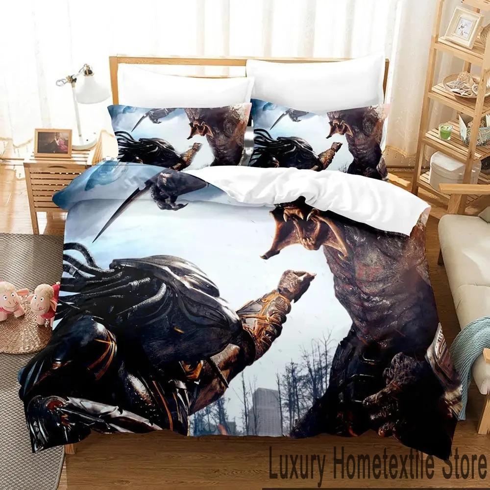 3D Druck Film The Predator Bettwäsche Set Jungen Mädchen Twin Queen King Size Bettbezug Kissenbezug Bett Jungen Erwachsene Heimtextil