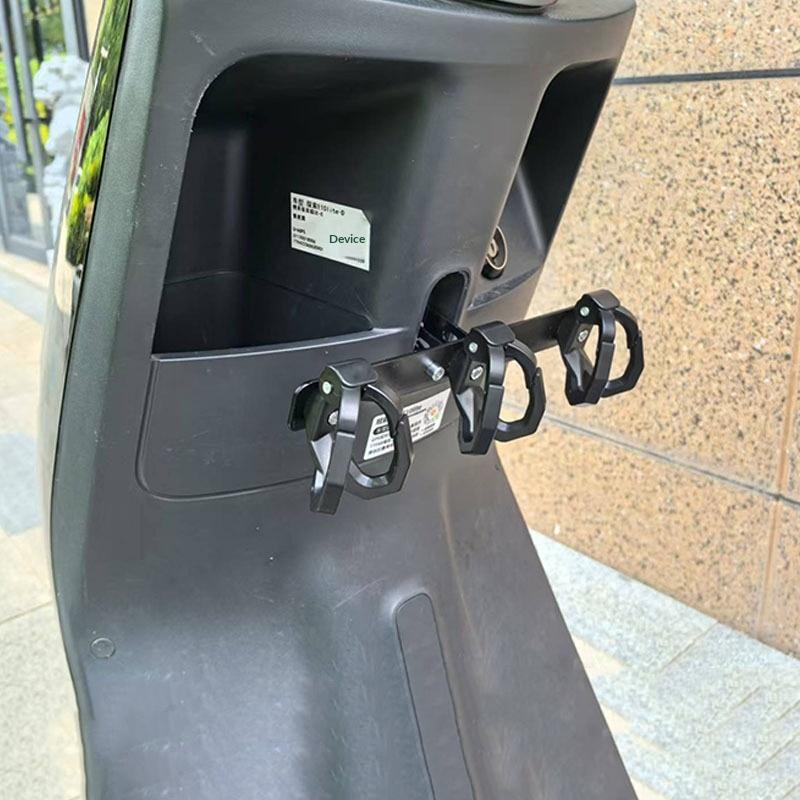 New Motorcycle Double Hook Luggage Bag Hanger No Drilling Required Front Bumper Hook Modified Hook E-Bike Motor Accessories