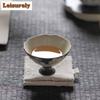 71ml Auspicious Clouds Ink Lotus Teacup Boutique Tea Bowl Jug Tea-tasting Smelling Cup Jianzhan Master Cups Household Drinkware