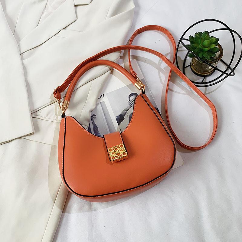 2023 New Fashion Shoulder Bag Casual Crossbody Bag Simple Chic Handbag Street Style Trendy Crescent Bag