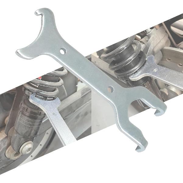 

Rear Shock Spanner Wrench Adjustment Tool Fit for Harley Sportster XL 883 1200 Touring Road King Electra Glide Road Glide Street Glide Softail Dyna