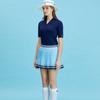 ONOFF Women S DarT VariaTion Collar T ShirT Of9303la Navy