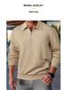 European-American Men's Half-Zip Jacquard Sweatshirt - 2025 Spring/Autumn Collection