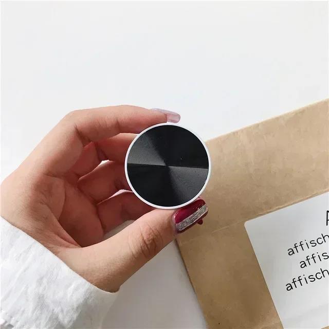 Portable CD Pattern Mobile Phone ABS Stretching Bracket for IPhone Samsung Xiaomi Universal Accessories Finger Ring Stand Holder 1