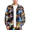 Li Ning Moto Series 22 Spring Summer Trendy Music Festival Letter Print Loose Sports Jacket Men Jacket Multicolor AJDS095-3