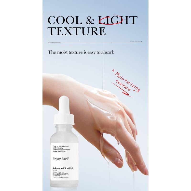 Snail Essence Brightening Double Essence Facial Tightening Whitening Moisturizing Repair Improving Dark Yellow