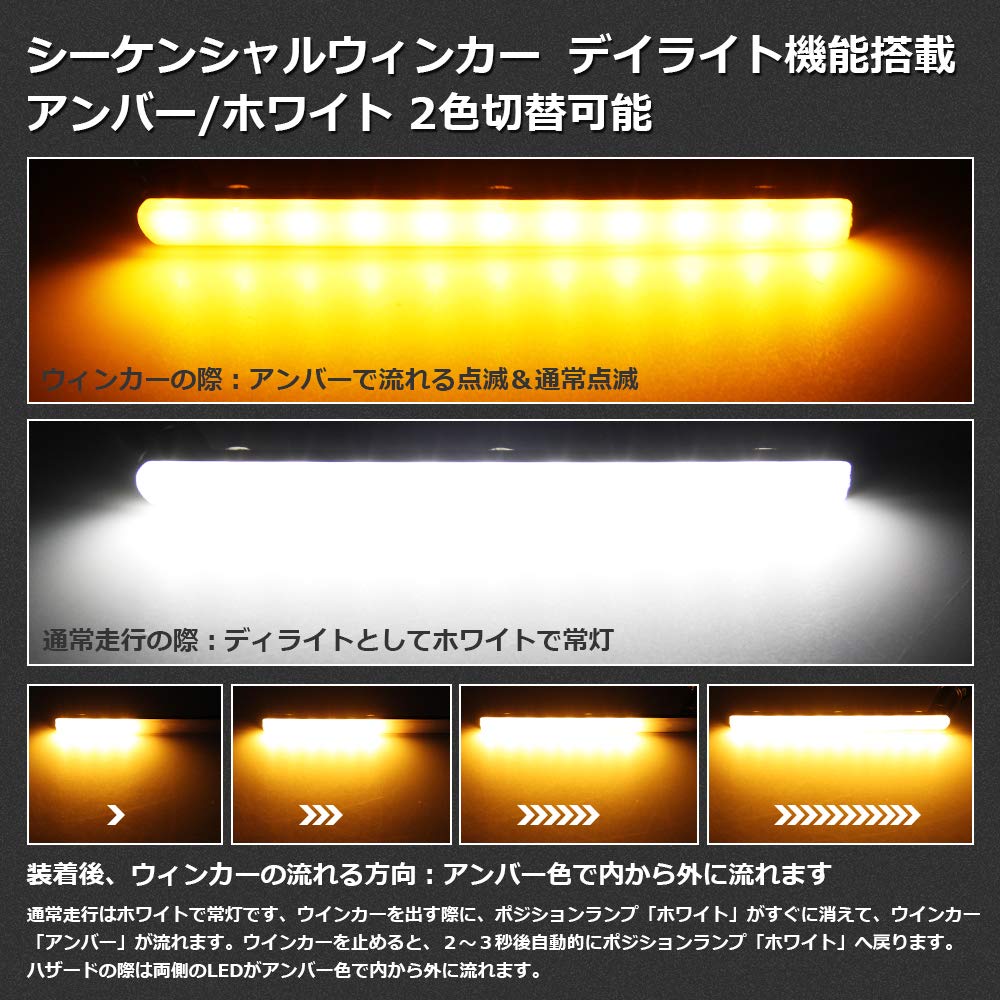 LED Turn Signal Position Kit, 30 Series, Alphard/Vellfire, Previous 80 Series, Noah/Esquire, Late Stage